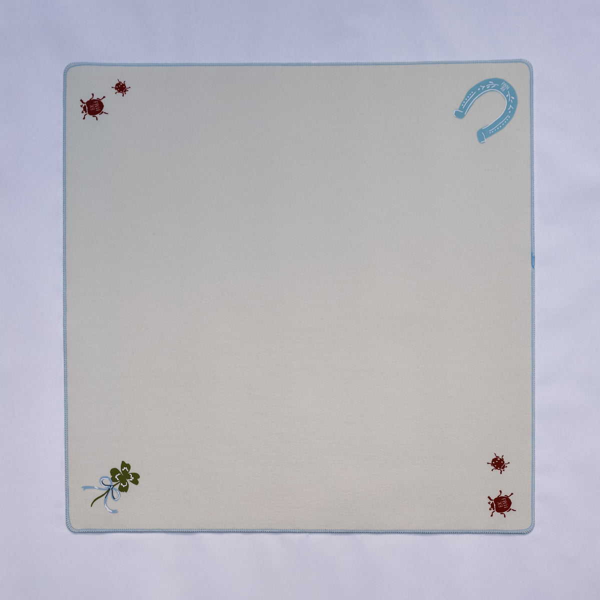 Cream Charm Felt Mahjong Mat