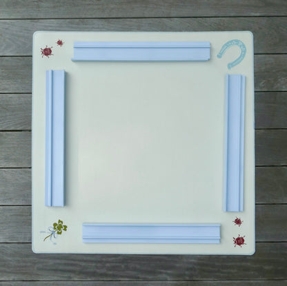 Cream Charm Felt Mahjong Mat