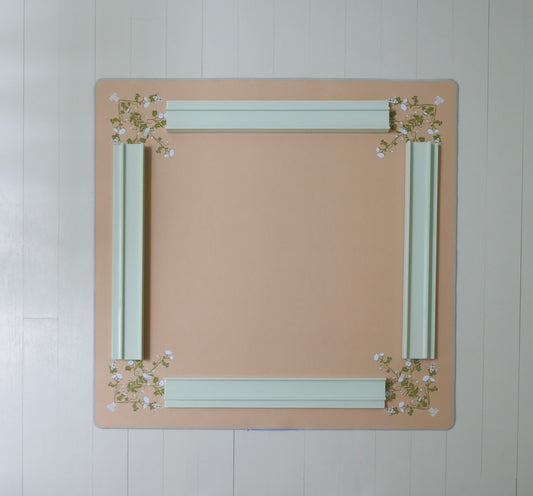 Celadon Lacquer Pusher Racks (Set of 4)