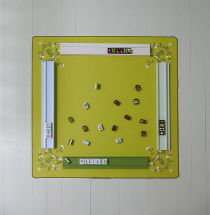 Pear Floral Felt Mahjong Mat