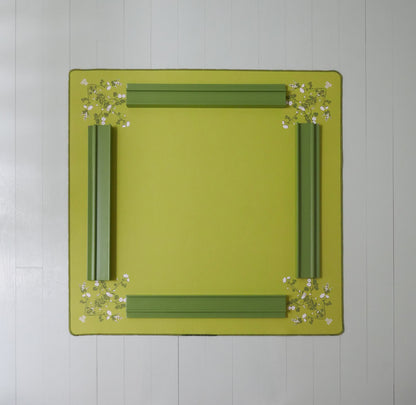 Pear Floral Felt Mahjong Mat