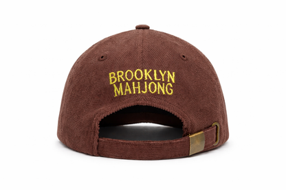 Dragon Brown Corduroy Baseball Cap