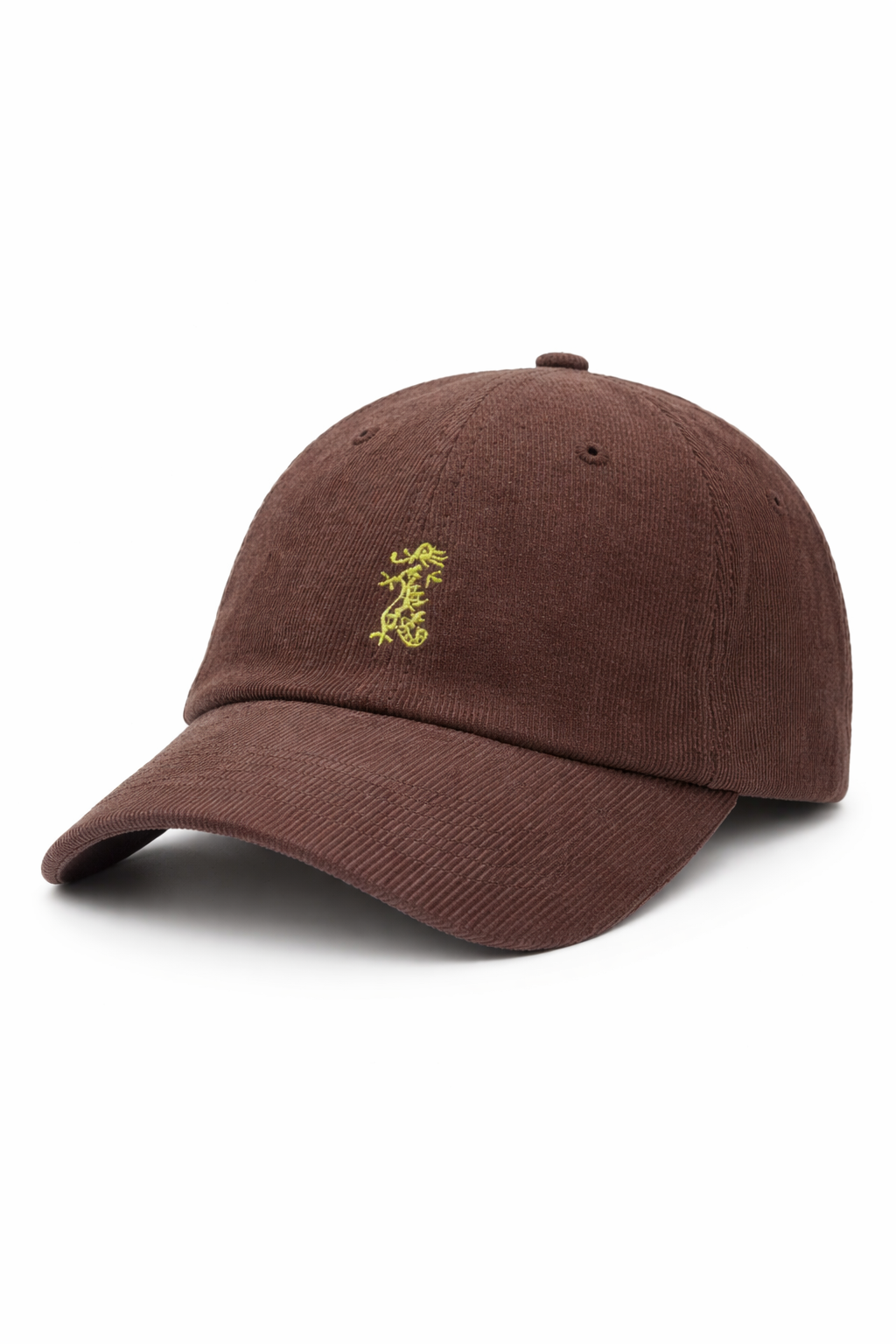 Dragon Brown Corduroy Baseball Cap